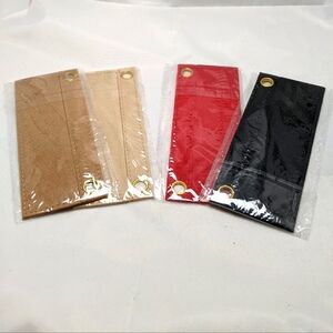 NWOT Felt Wallet Insert (Red)